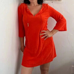 Juicy Couture Original | Bell-Sleeve Terry Dress w Gold Tassels | M